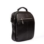 کیف دوشی چرم طبیعی مدل آناویز چرم (فلوتر - مشکی) - تصویر 2