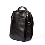 کیف دوشی چرم طبیعی مدل آناویز چرم (فلوتر - مشکی) - تصویر 3