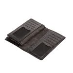 کیف پول کتی چرم طبیعی مردانه مدل آناویز چرم(طرح کروکو)