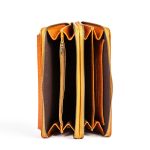 کیف دستی چرم طبیعی مدل آناویز چرم (عسلی - فلوتر ) - Image 2