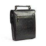 کیف دستی و دوشی چرم طبیعی مدل آناویز چرم (فلوتر - مشکی) - Image 3